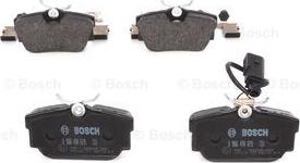 BOSCH 0 986 494 619 - Fékbetétkészlet, tárcsafék www.parts5.com