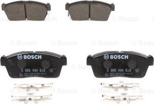 BOSCH 0 986 494 618 - Set placute frana,frana disc www.parts5.com