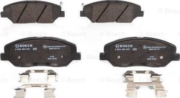 BOSCH 0 986 494 631 - Set placute frana,frana disc www.parts5.com