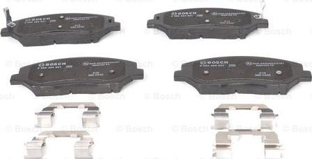 BOSCH 0 986 494 631 - Brake Pad Set, disc brake www.parts5.com