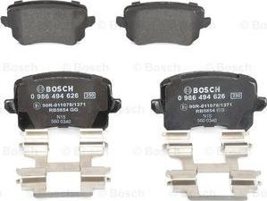 BOSCH 0 986 494 626 - Комплект спирачно феродо, дискови спирачки www.parts5.com