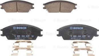 BOSCH 0 986 494 620 - Brake Pad Set, disc brake parts5.com