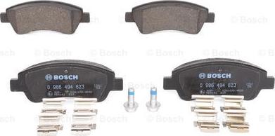 BOSCH 0 986 494 623 - Fékbetétkészlet, tárcsafék www.parts5.com