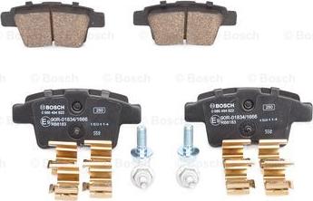 BOSCH 0 986 494 622 - Brake Pad Set, disc brake www.parts5.com