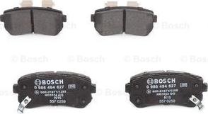 BOSCH 0 986 494 627 - Set placute frana,frana disc www.parts5.com