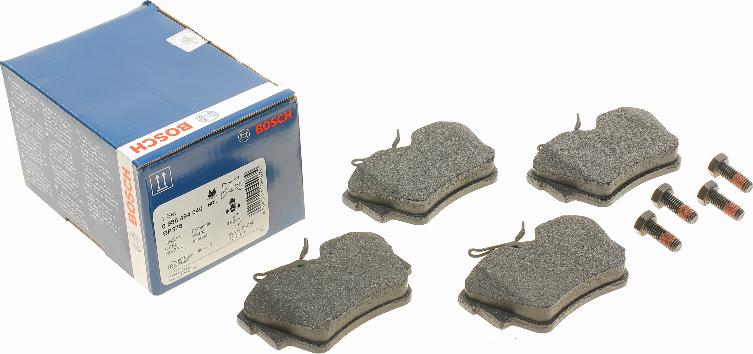 BOSCH 0 986 494 040 - Brake Pad Set, disc brake www.parts5.com