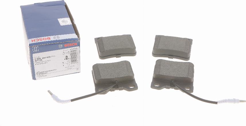 BOSCH 0 986 494 000 - Bremsbelagsatz, Scheibenbremse www.parts5.com