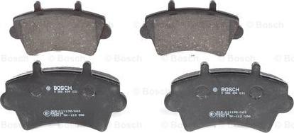 BOSCH 0 986 494 031 - Bremsbelagsatz, Scheibenbremse www.parts5.com