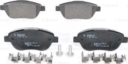 BOSCH 0 986 494 074 - Тормозные колодки, дисковые, комплект www.parts5.com