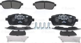 BOSCH 0 986 494 195 - Juego de pastillas de freno www.parts5.com