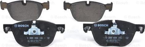 BOSCH 0 986 494 191 - Juego de pastillas de freno www.parts5.com