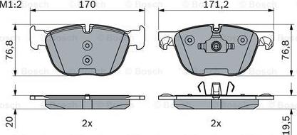 BOSCH 0 986 494 191 - Juego de pastillas de freno www.parts5.com