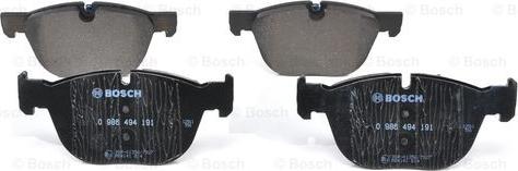 BOSCH 0 986 494 191 - Juego de pastillas de freno www.parts5.com