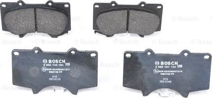 BOSCH 0 986 494 153 - Set placute frana,frana disc www.parts5.com