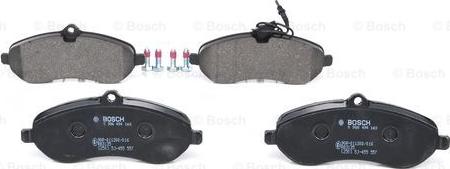 BOSCH 0 986 494 163 - Brake Pad Set, disc brake www.parts5.com