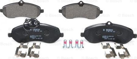 BOSCH 0 986 494 163 - Brake Pad Set, disc brake www.parts5.com