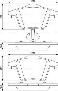 BOSCH 0 986 494 102 - Brake Pad Set, disc brake www.parts5.com