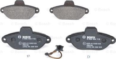 BOSCH 0 986 494 115 - Set placute frana,frana disc www.parts5.com