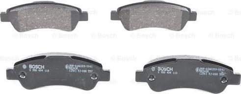 BOSCH 0 986 494 110 - Piduriklotsi komplekt,ketaspidur www.parts5.com