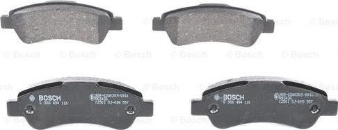 BOSCH 0 986 494 110 - Piduriklotsi komplekt,ketaspidur www.parts5.com