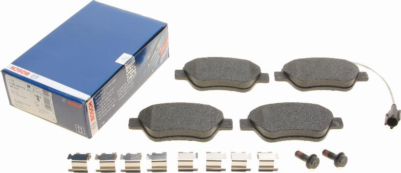 BOSCH 0 986 494 113 - Brake Pad Set, disc brake www.parts5.com