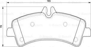 BOSCH 0 986 494 122 - Brake Pad Set, disc brake www.parts5.com