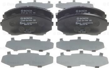 BOSCH 0 986 494 855 - Set placute frana,frana disc www.parts5.com