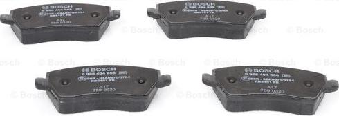 BOSCH 0 986 494 856 - Juego de pastillas de freno www.parts5.com