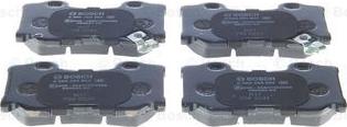 BOSCH 0 986 494 863 - Brake Pad Set, disc brake www.parts5.com