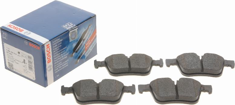 BOSCH 0 986 494 819 - Brake Pad Set, disc brake www.parts5.com