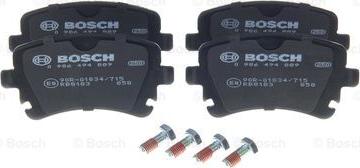 BOSCH 0 986 494 889 - Kit de plaquettes de frein, frein à disque www.parts5.com