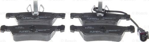 BOSCH 0 986 494 309 - Brake Pad Set, disc brake www.parts5.com