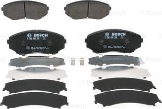 BOSCH 0 986 494 204 - Set placute frana,frana disc www.parts5.com