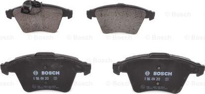 BOSCH 0 986 494 203 - Sada brzdových destiček, kotoučová brzda www.parts5.com