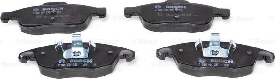 BOSCH 0 986 494 235 - Brake Pad Set, disc brake www.parts5.com