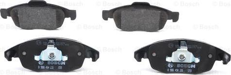 BOSCH 0 986 494 235 - Brake Pad Set, disc brake www.parts5.com