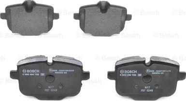 BOSCH 0 986 494 759 - Brake Pad Set, disc brake www.parts5.com