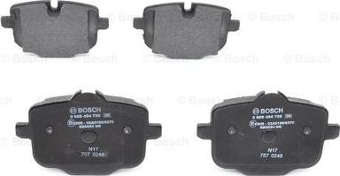 BOSCH 0 986 494 759 - Brake Pad Set, disc brake www.parts5.com