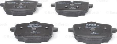 BOSCH 0 986 494 759 - Brake Pad Set, disc brake www.parts5.com