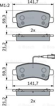 BOSCH 0 986 494 765 - Brake Pad Set, disc brake www.parts5.com