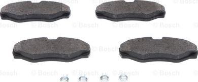 BOSCH 0 986 494 730 - Тормозные колодки, дисковые, комплект www.parts5.com