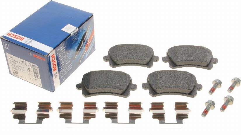 BOSCH 0 986 494 731 - Brake Pad Set, disc brake parts5.com