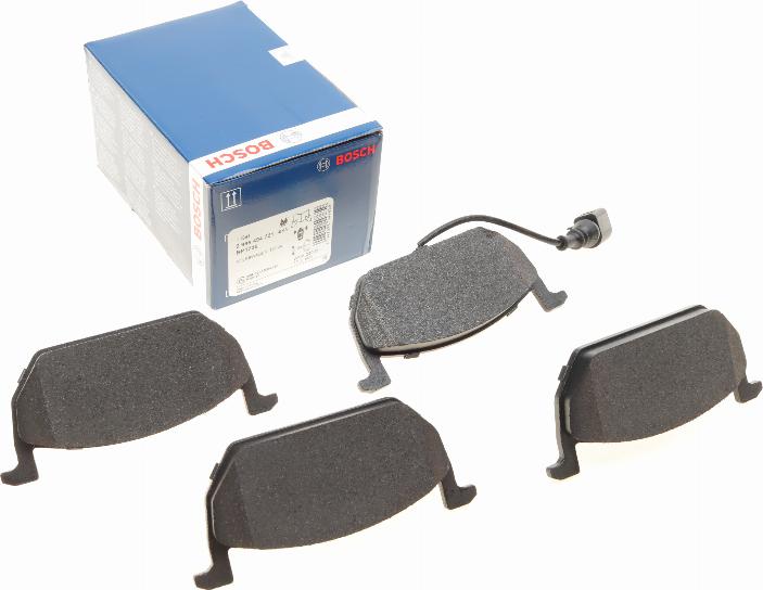 BOSCH 0 986 494 721 - Brake Pad Set, disc brake parts5.com