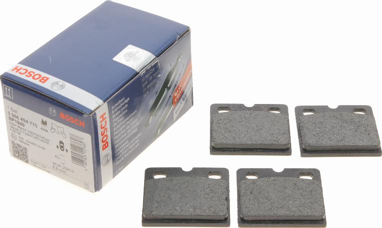 BOSCH 0 986 494 775 - Brake Pad Set, disc brake www.parts5.com