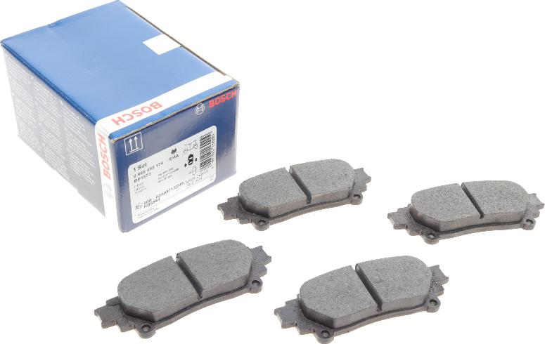 BOSCH 0 986 495 174 - Brake Pad Set, disc brake parts5.com