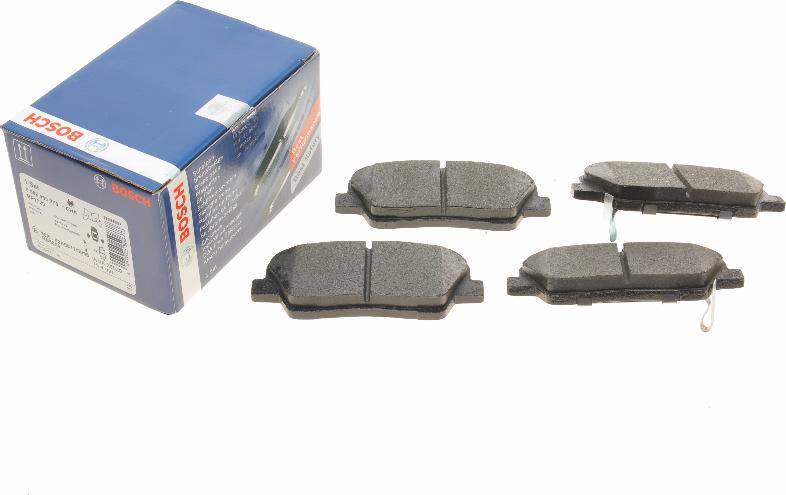 BOSCH 0 986 495 370 - Brake Pad Set, disc brake www.parts5.com