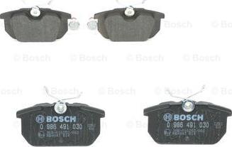 BOSCH 0 986 491 030 - Piduriklotsi komplekt,ketaspidur www.parts5.com