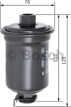 BOSCH 0 986 450 103 - Filtru combustibil www.parts5.com