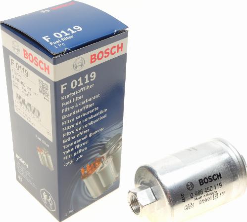 BOSCH 0 986 450 119 - Filtro combustible www.parts5.com