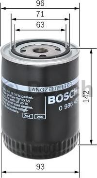 BOSCH 0 986 452 400 - Filtar za ulje www.parts5.com